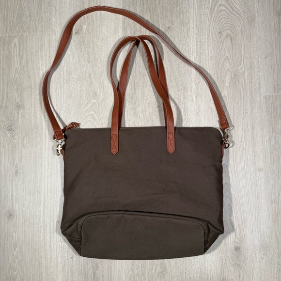 Old Navy Canvas Tote - Olive Green - Picture 3 of 5
